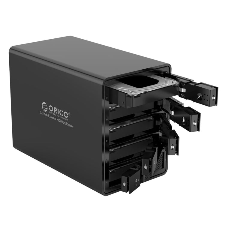 ORICO 9558U3 五盤位移動硬盤盒/USB 3.0 Type-B 鋁合金3.5英寸SSD / SATA HDD硬盤盒