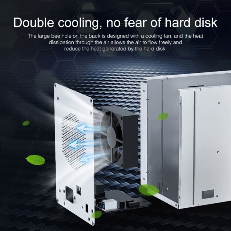 ORICO 9558U3 五盤位移動硬盤盒/USB 3.0 Type-B 鋁合金3.5英寸SSD / SATA HDD硬盤盒