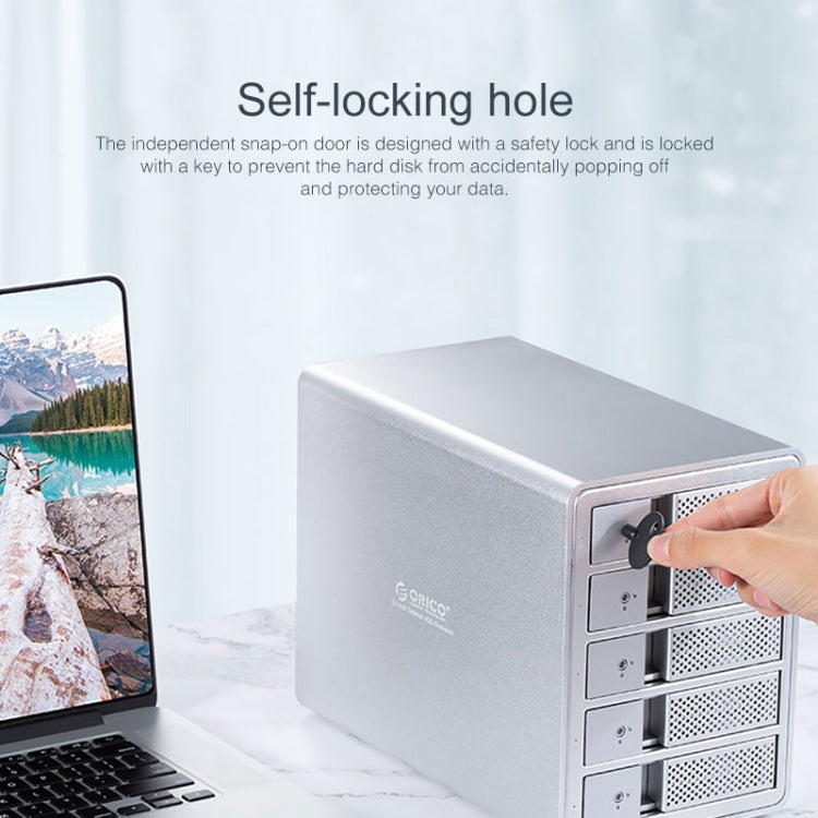 ORICO 9558U3 五盤位移動硬盤盒/USB 3.0 Type-B 鋁合金3.5英寸SSD / SATA HDD硬盤盒