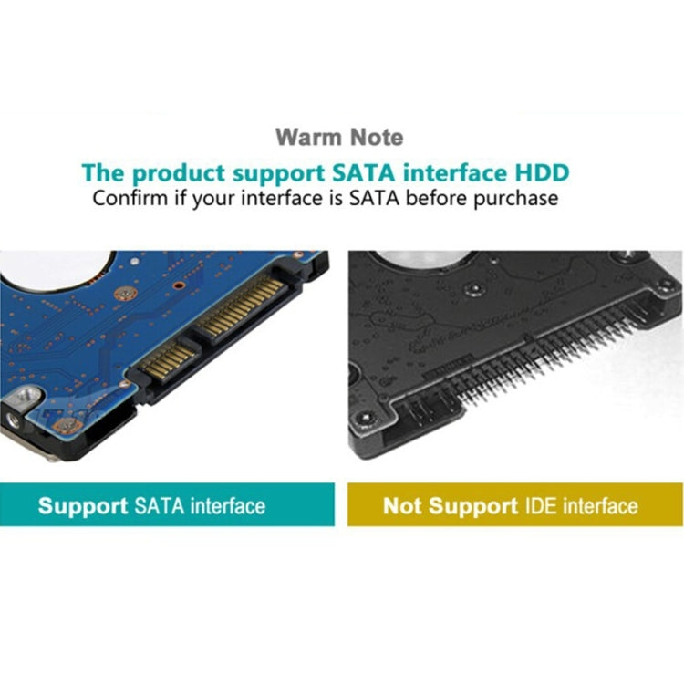 ORICO 2569S3 移動硬盤盒子/USB3.0 Mirco-B 筆記本2.5英寸9.5毫米厚度SATA HDD / SSD串口硬盤盒