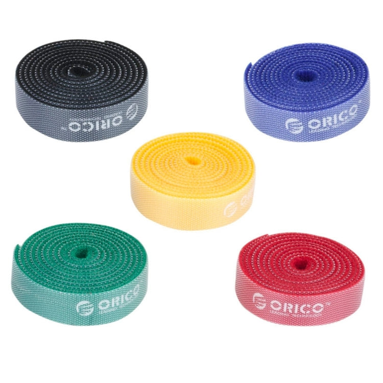 ORICO CBT-5S 五合一彩色電腦理線扎帶/可重複使用和可分割粘扣帶魔術貼扎帶, 長度：1m