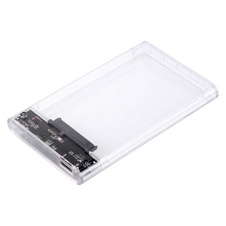 ORICO 2139U3-CR 透明移動硬盤盒子/USB3.0筆記本2.5英寸9.5毫米厚度SATA HDD / SSD串口硬盤盒