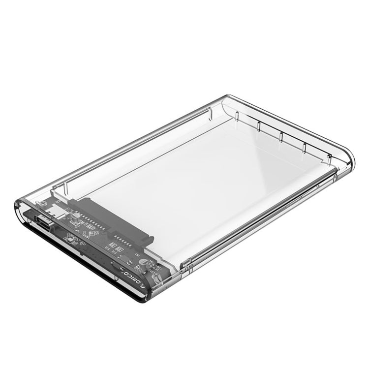 ORICO 2139C3-CR 透明移動硬盤盒子/USB3.1 Type C筆記本2.5英寸9.5毫米厚度SATA HDD / SSD串口硬盤盒