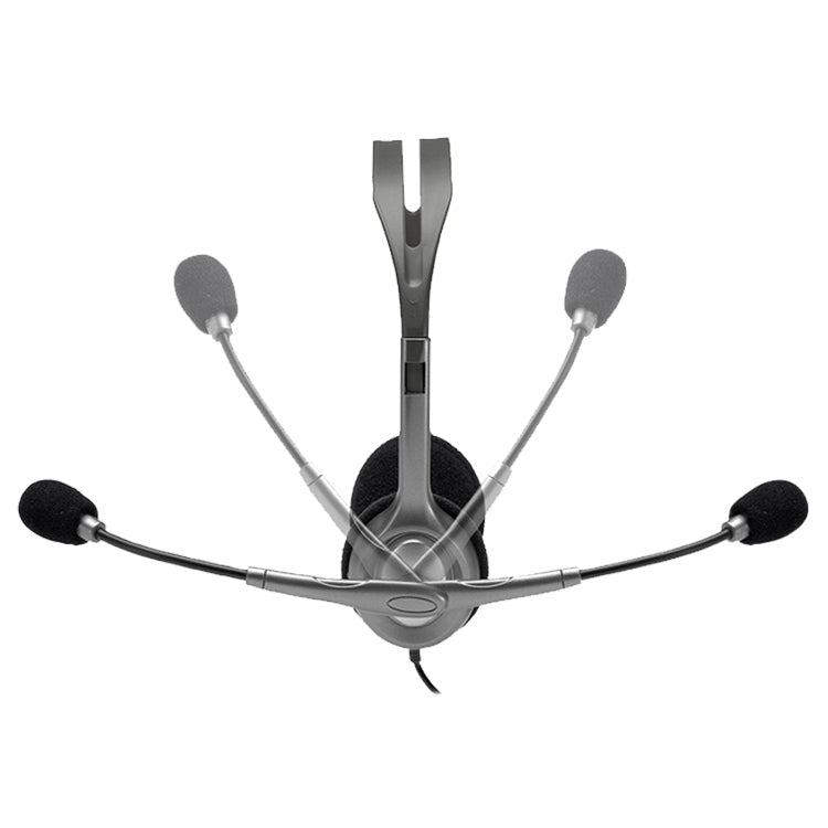 羅技 H110 頭戴式立體聲耳機 雙3.5mm音頻插頭可選