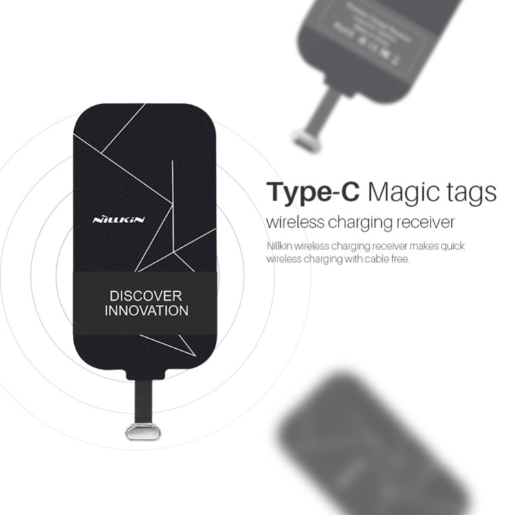 耐爾金NILLKIN 能量貼 Type-C QI無線充電接收端