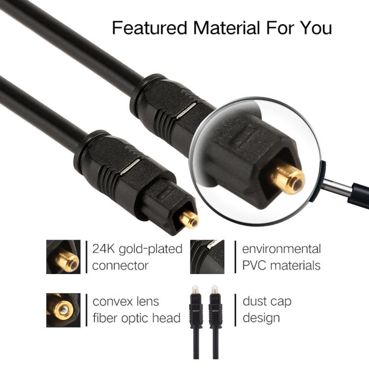 EMK 3米 OD4.0mm  Toslink公頭轉公頭数字光纖音頻線