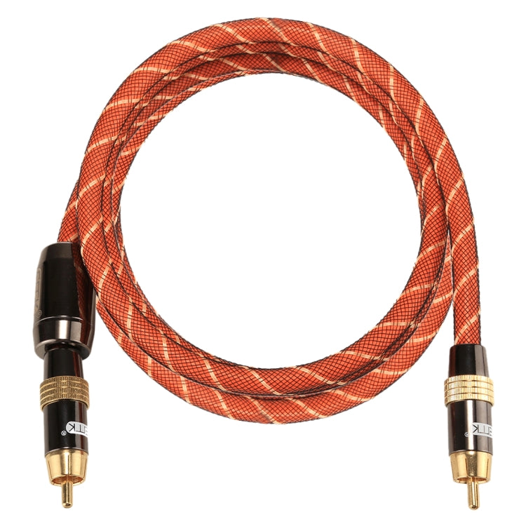 EMK TZ/A 1.5米 OD8.0mm金屬頭RCA轉RCA 數碼同軸線/同軸音頻線