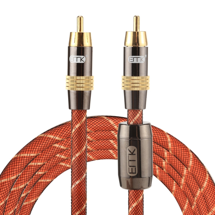 EMK TZ/A 2米 OD8.0mm金屬頭RCA轉RCA 數碼同軸線/同軸音頻線