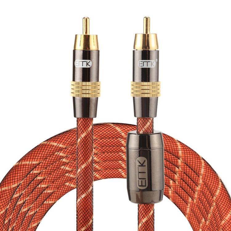 EMK TZ/A 3米 OD8.0mm金屬頭RCA轉RCA 數碼同軸線/同軸音頻線