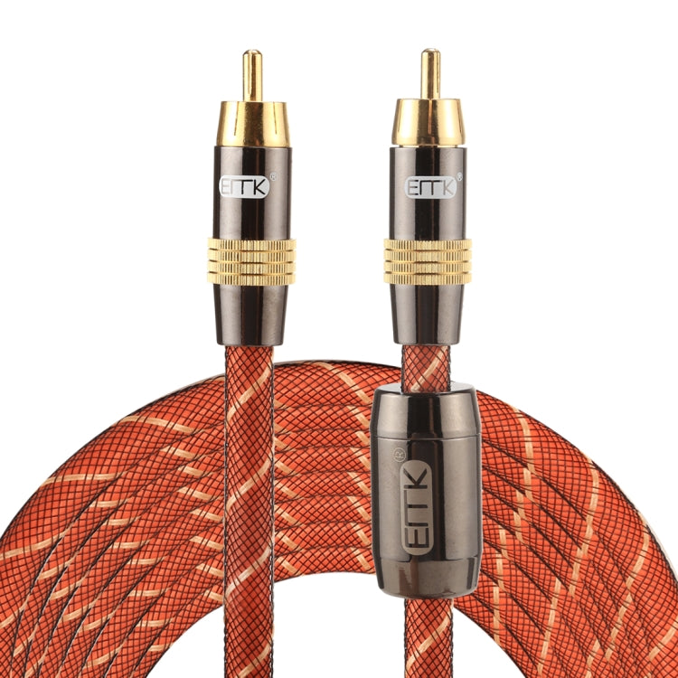EMK TZ/A 5米 OD8.0mm金屬頭RCA轉RCA 數碼同軸線/同軸音頻線