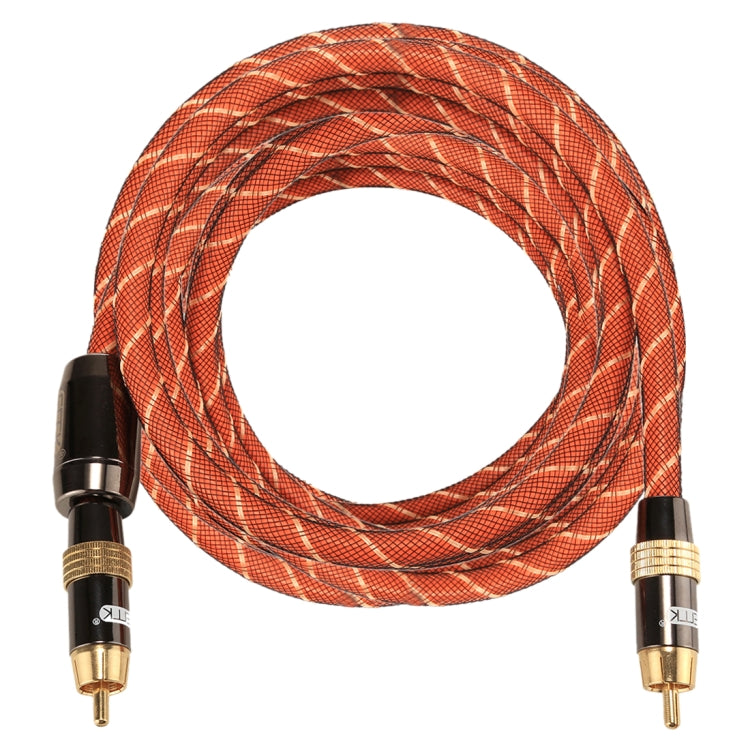 EMK TZ/A 5米 OD8.0mm金屬頭RCA轉RCA 數碼同軸線/同軸音頻線