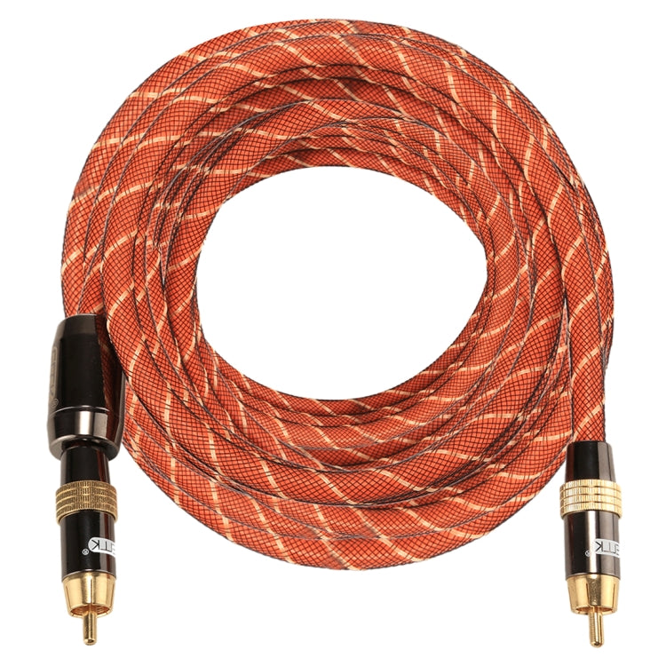 EMK TZ/A 8米 OD8.0mm金屬頭RCA轉RCA 數碼同軸線/同軸音頻線