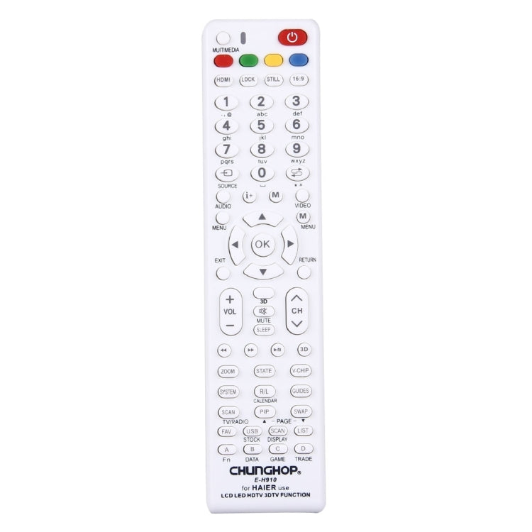 CHUNGHOP E-H910通用於 HAIER海爾品牌的 LED LCD HDTV 3DTV 液晶電視遙控器