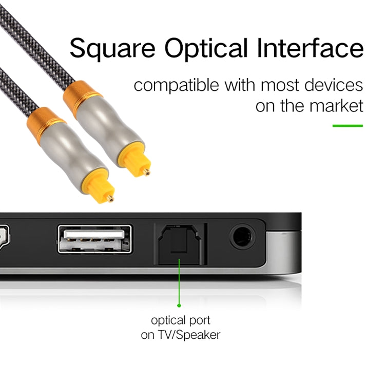鬱金香YJX-A系列 1米 OD6.0mm Toslink公頭轉公頭 光纖音頻線