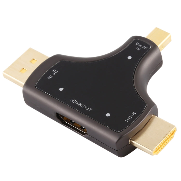 D62A DisplayPort+Mini DP+HDMI公頭 轉 HDMI母頭 3合一轉接頭