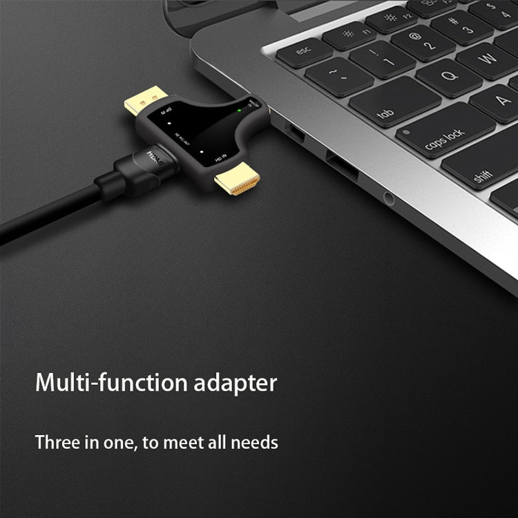 D62A DisplayPort+Mini DP+HDMI公頭 轉 HDMI母頭 3合一轉接頭