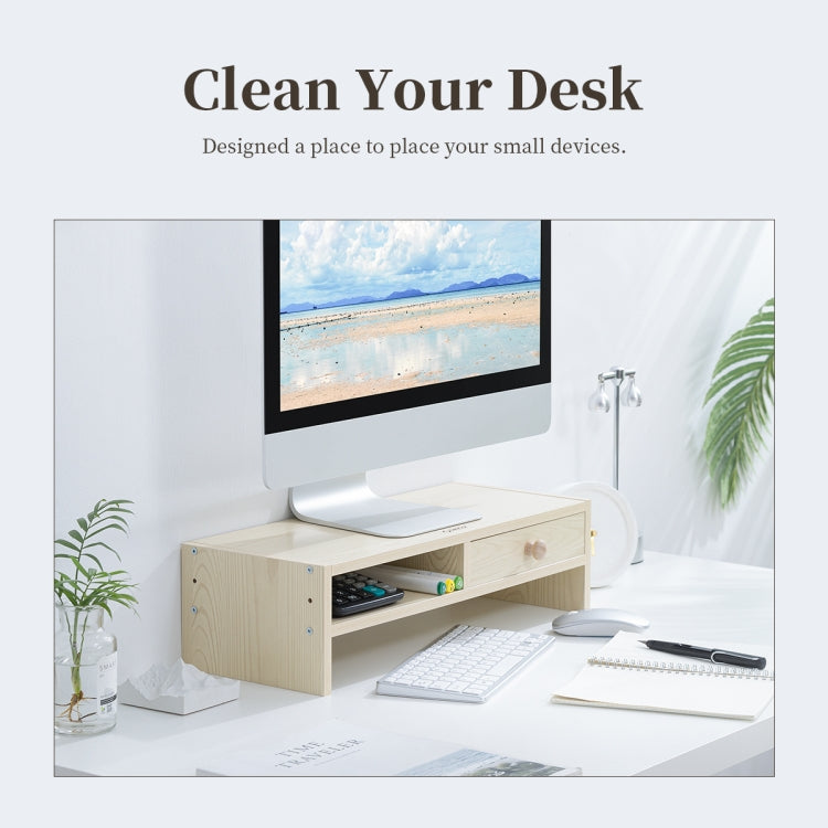 ORICO MSR-02-WD-BP 木紋電腦显示器支架 尺寸：50 x 20 x 13.5cm