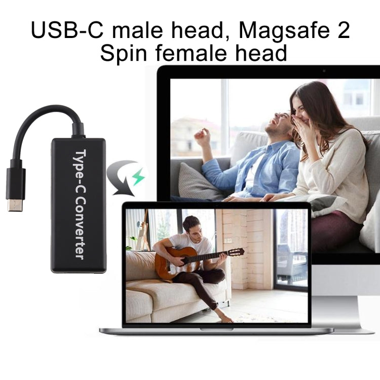 65W 5 Pin磁頭 轉 Type-C公頭轉換器 適用於蘋果筆記本所有型號