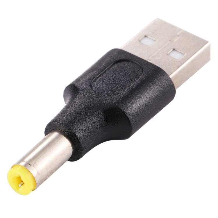 10個一賣 5.5x1.7mm公頭 轉 USB 2.0公頭 DC電源插頭連接器