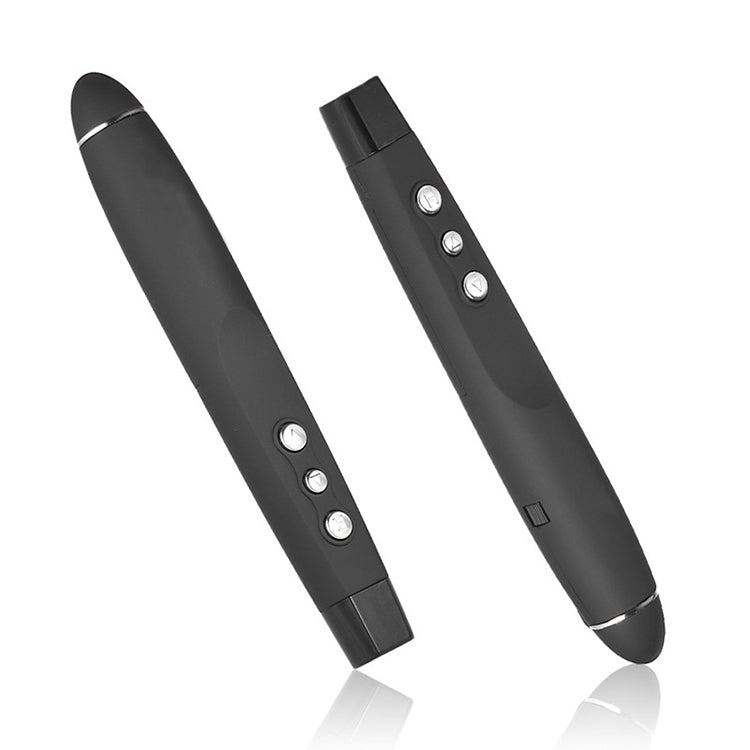 2.4GHz 無線激光PPT翻頁筆多媒體無線演示投影筆帶USB接收器，遙控距離：30米