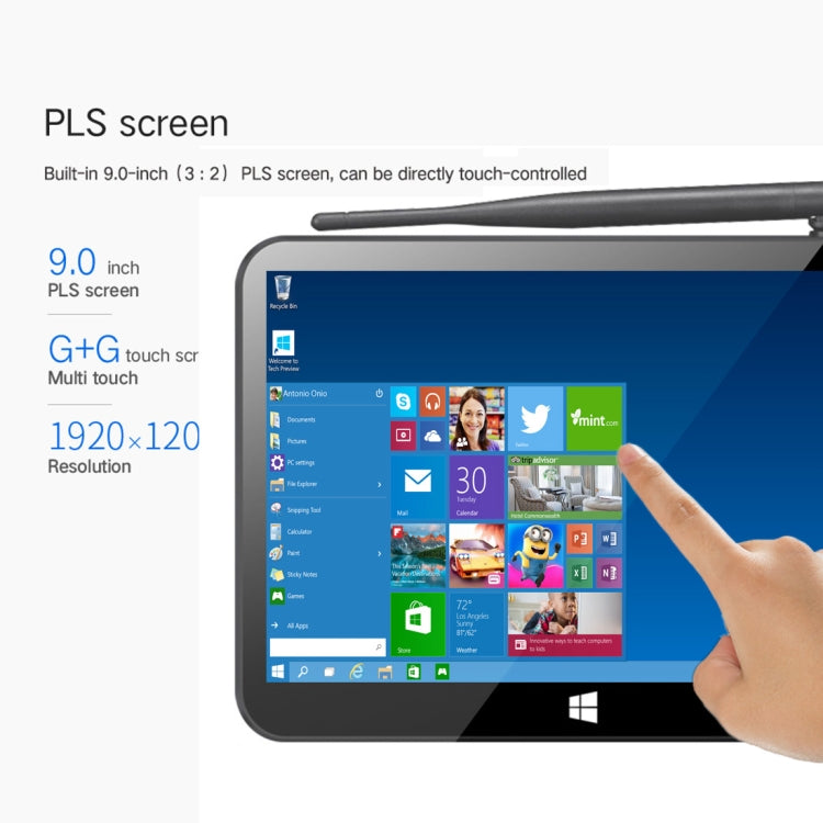 PiPo X11 TV Box Style Tablet Mini PC, 3GB+64GB, 9.0 inch Windows 10 Intel Celeron J4105 Quad Core up to 2.8GHz, US/EU Plug