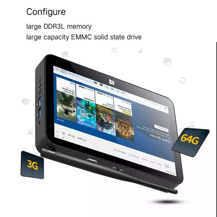 PiPo X11盒式平板電腦迷你主機3GB+64GB 9英寸Win10英特爾Celeron N4020四核 歐規/美規