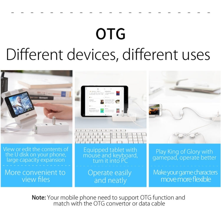 ORICO  W5P-U2-100  USB 2.0桌面集線器 100cm線