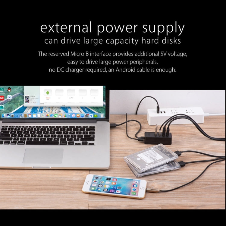 ORICO  W5P-U2-100  USB 2.0桌面集線器 100cm線
