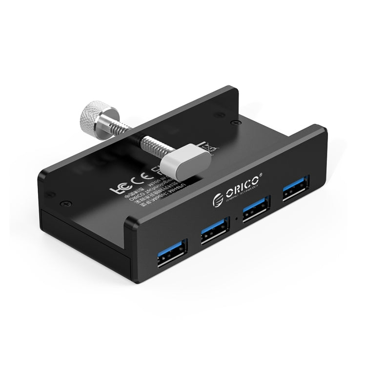 ORICO MH4PU 鋁合金 4口USB3.0卡扣集線器 帶1m長USB線 可夾寬度10-32mm