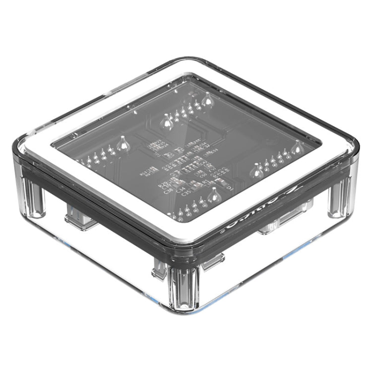 ORICO MH4U-30 USB3.0透明桌面集線器 30cm線