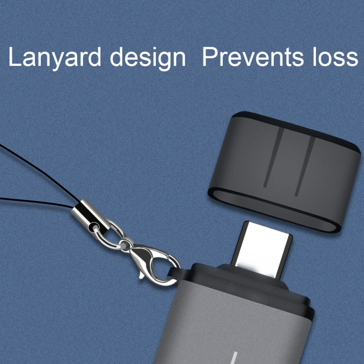 ADS-103 3合一 Type-C公頭轉USB 3.0母頭+SD/TF卡槽 OTG適配器SD/TF卡讀卡器