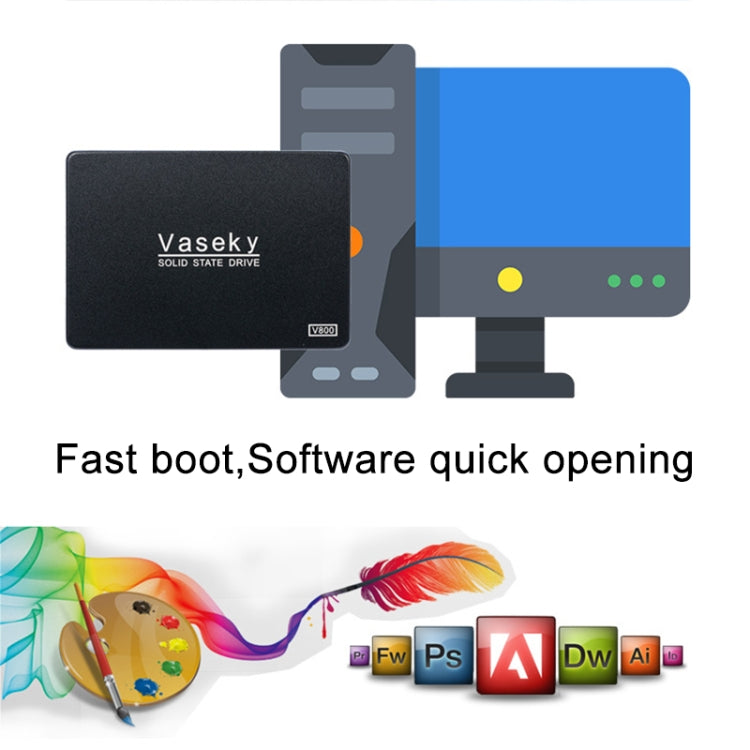 Vaseky威士奇 V800 240GB 2.5英寸SAT3超薄7毫米SSD固態硬盤
