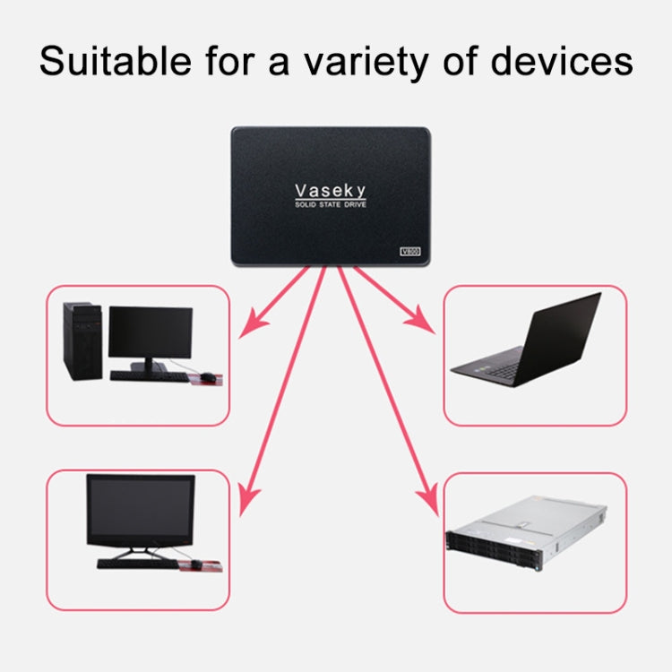 Vaseky威士奇 V800 256GB 2.5英寸SAT3超薄7毫米SSD固態硬盤, 256GB