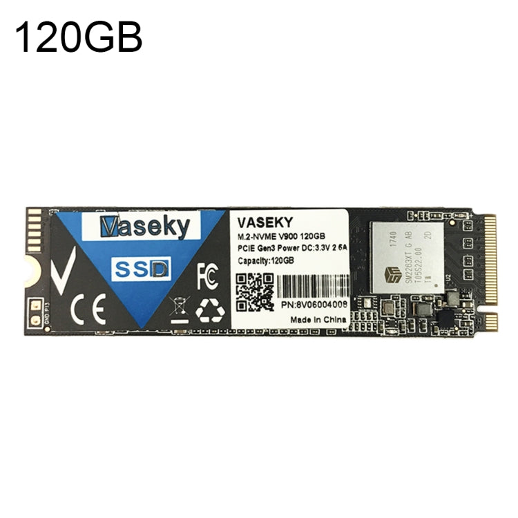 Vaseky威士奇 M.2-NVME V900 120GB PCIE Gen3 SSD硬盤