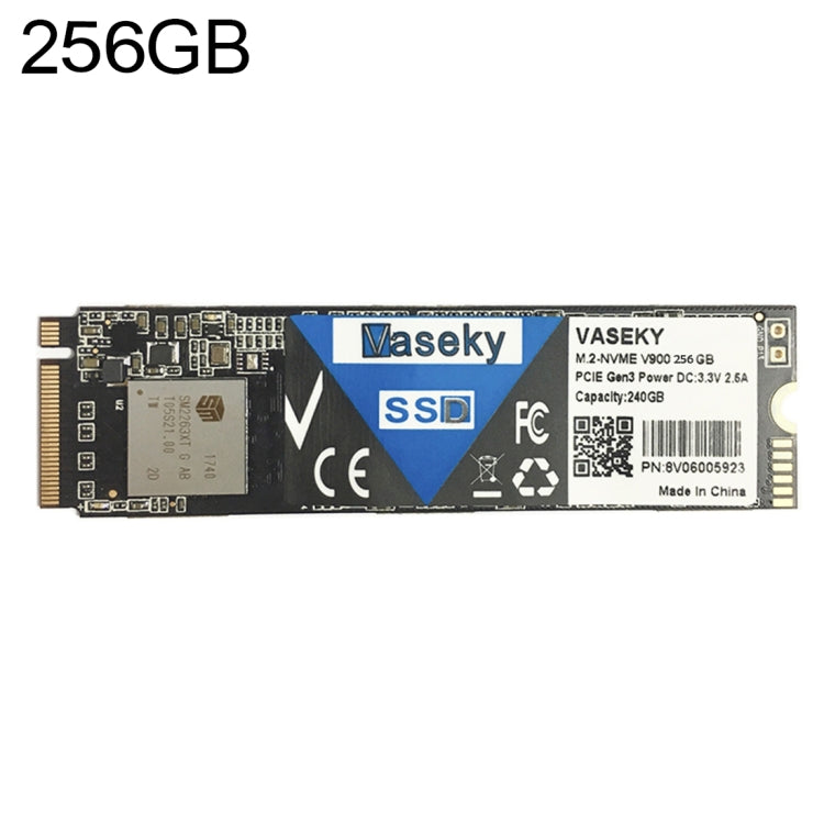 Vaseky威士奇 M.2-NVME V900 256GB PCIE Gen3 SSD硬盤