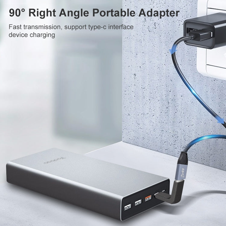 Type-C / USB-C轉USB 3.1 90度彎頭設計MF 適配器