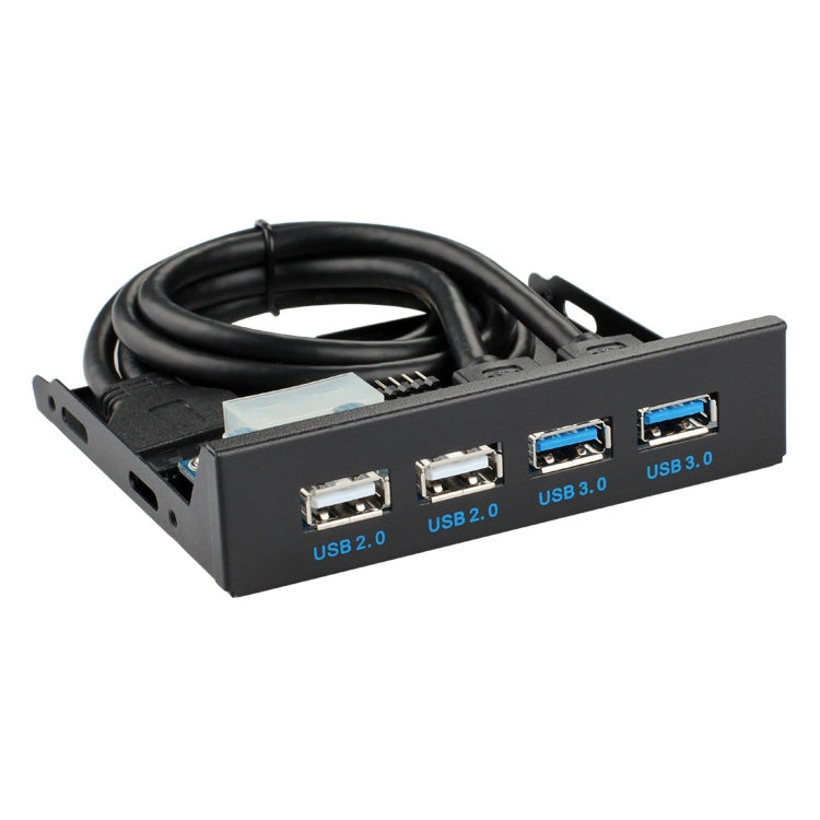 0.6M 2+2接口 USB 3.0 軟驅位前置面板