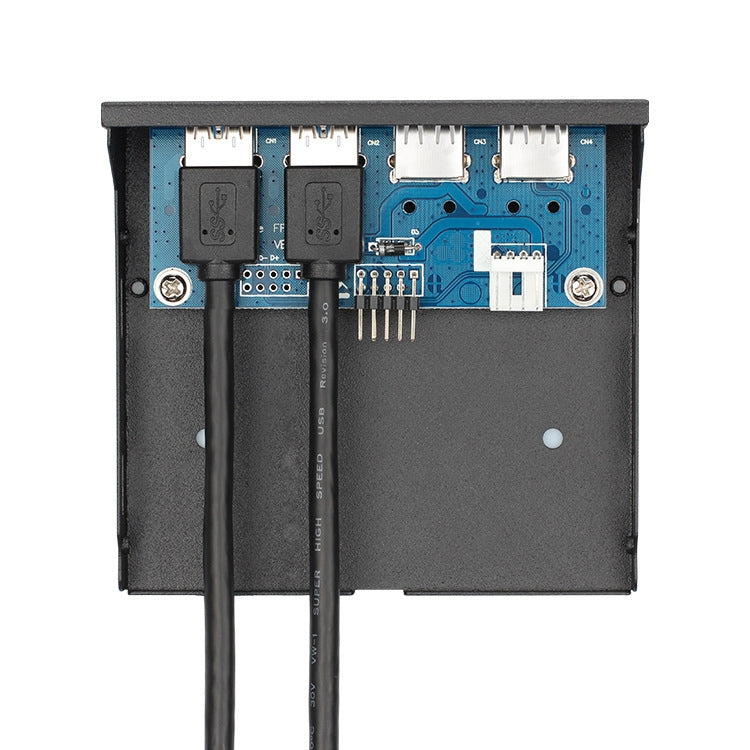 0.6M 2+2接口 USB 3.0 軟驅位前置面板