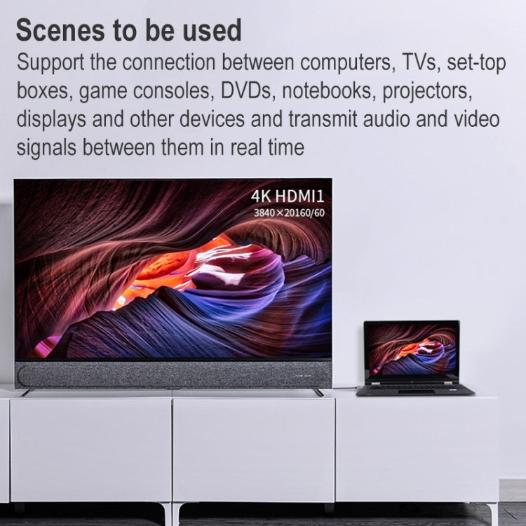 ULT-unite 1264 鍍金頭 HDMI2.0 公頭轉公頭尼龍編織線 線長：1.2米