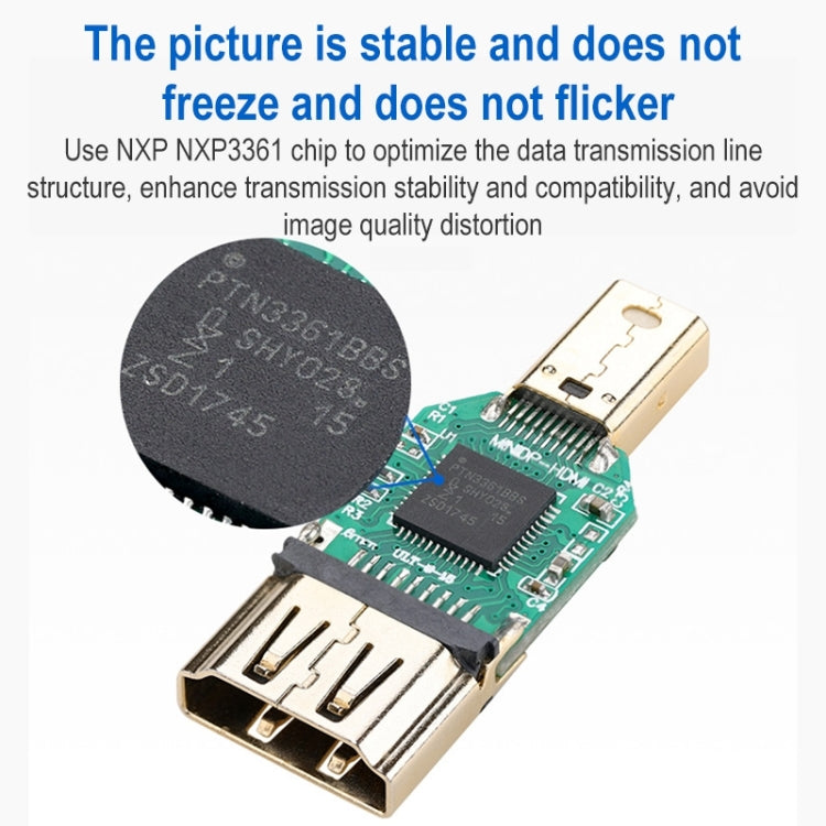 1080P 迷你DP公 轉 HDMI母 轉接頭