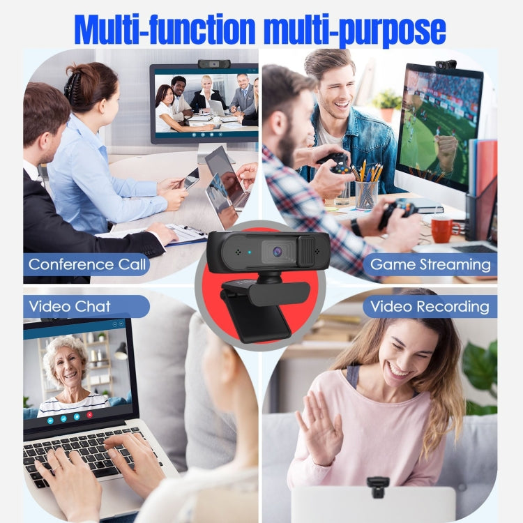 HA501 USB 5M 2.5K 360度旋轉自動對焦相機帶麥克風