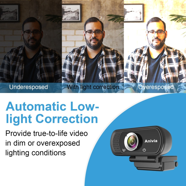 W5 高清 1080P USB定焦相機帶麥克風