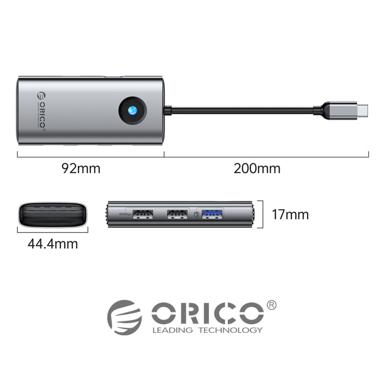 ORICO PW11-6P Type-C六合一擴展塢