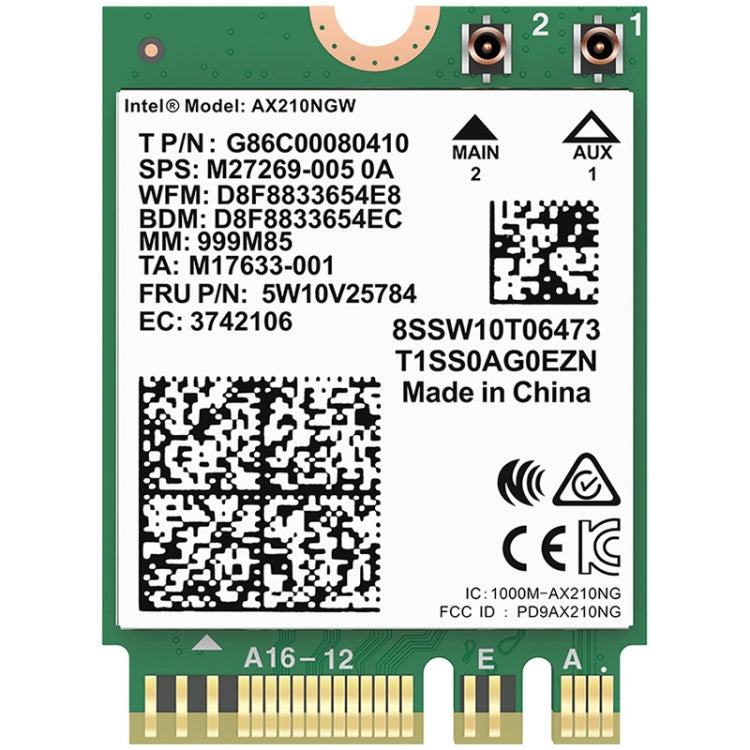 COMFAST AX210 vPro-M 5374Mbps藍牙5.2三頻無線網卡