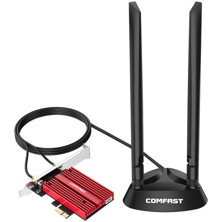 COMFAST AX200 Plus+ 5374Mbps WiFi6 PCIE高速率無線網卡