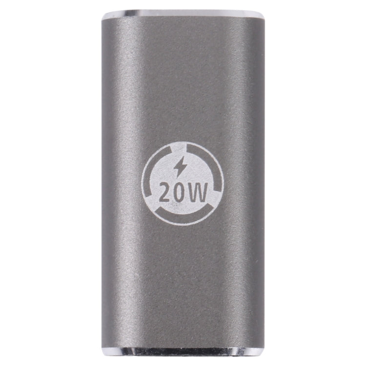 20W 8 Pin公頭轉Type-C母頭 彎頭充電轉接頭