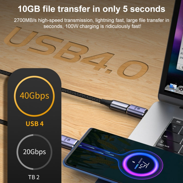 40Gbps Type-C 母頭轉母頭 4.0適配器