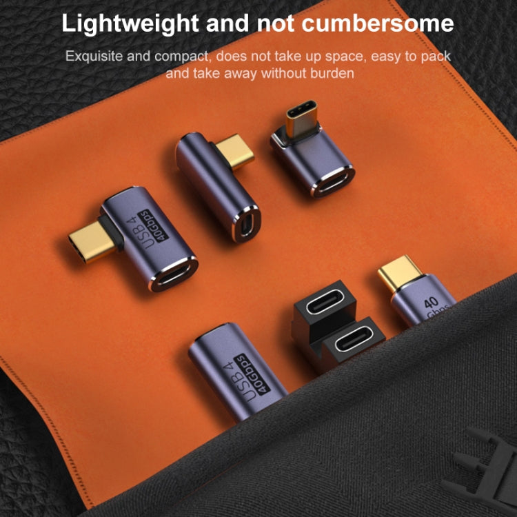 40Gbps Type-C 4.0母頭轉母頭 鋁合金適配器