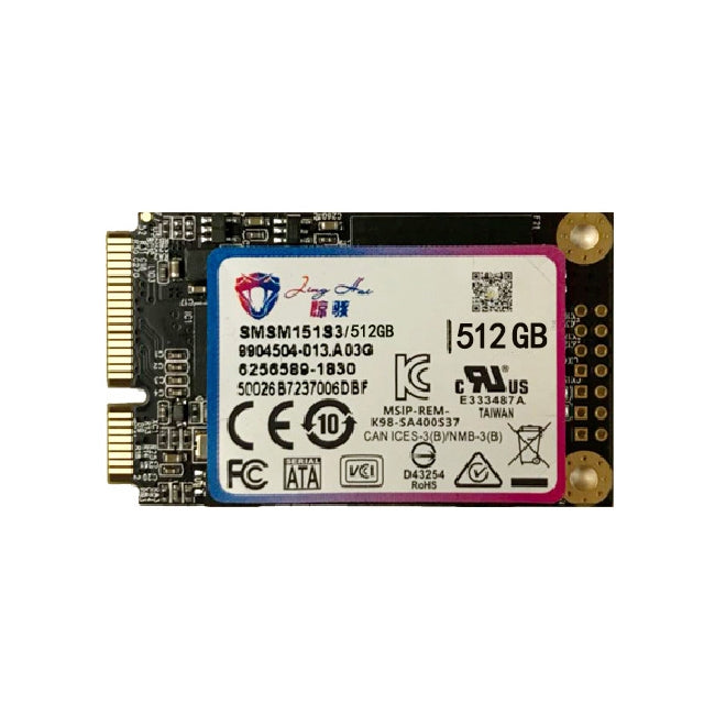 驚駭 1.8 inch mSATA 固態硬盤，閃存架構：MLC，容量：512GB