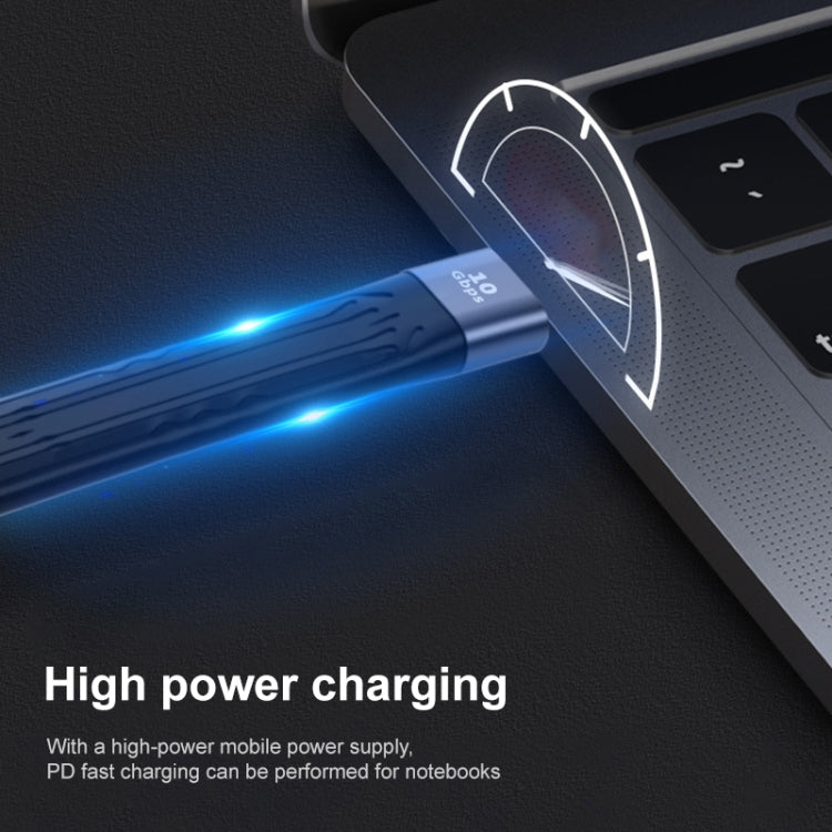 10Gbps USB公頭轉USB母頭 軟排線數據傳輸快充線